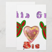 Deze man houdt van grote geschenkkunst afdrukken briefpapier (Voorkant / Achterkant)