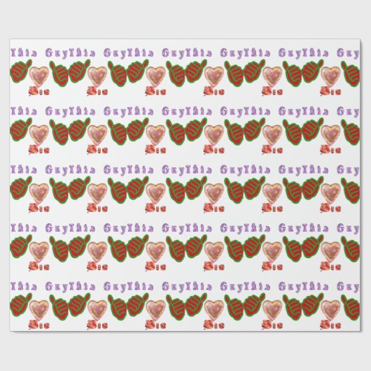 Deze man houdt van grote geschenkkunst afdrukken cadeaupapier (Vlak)