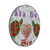 Deze man houdt van grote geschenkkunst afdrukken dartbord (Voorkant Links)