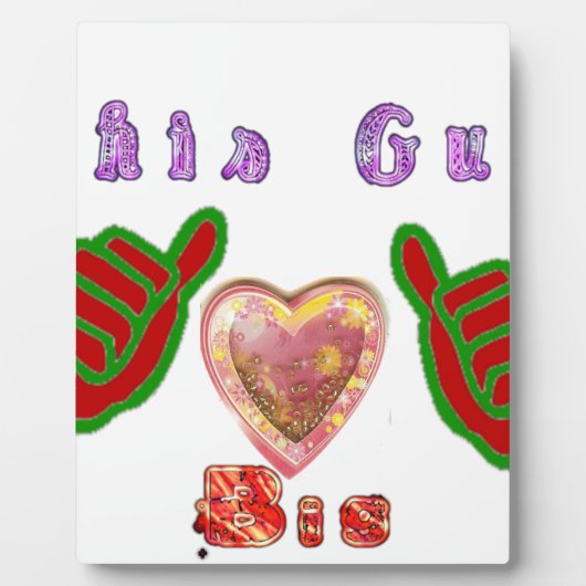 Deze man houdt van grote geschenkkunst afdrukken fotoplaat (Voorkant)