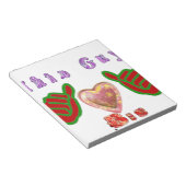 Deze man houdt van grote geschenkkunst afdrukken notitieblok (Schuin)