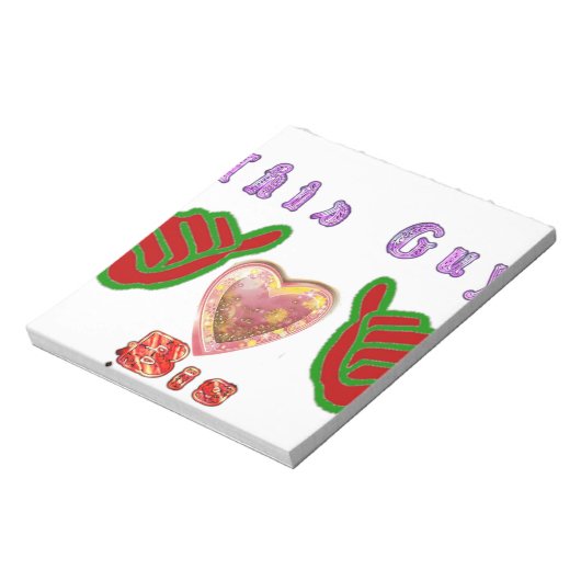 Deze man houdt van grote geschenkkunst afdrukken notitieblok (Linkerzijde)