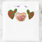 Deze man houdt van grote geschenkkunst afdrukken ovale sticker (Tas)