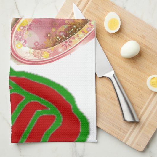 Deze man houdt van grote geschenkkunst afdrukken theedoek (Quarter Fold)