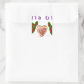 Deze man houdt van grote geschenkkunst afdrukken vierkante sticker (Tas)