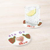 Deze man houdt van grote geschenkkunst afdrukken zandsteen onderzetter (Zijkant)