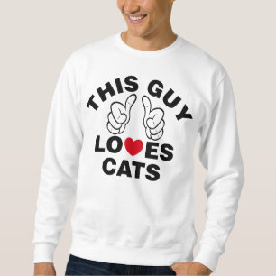 DEZE MAN HOUDT VAN KATTEN TRUI