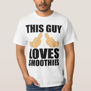 DEZE MAN HOUDT VAN SMOOOTHIES T-SHIRT
