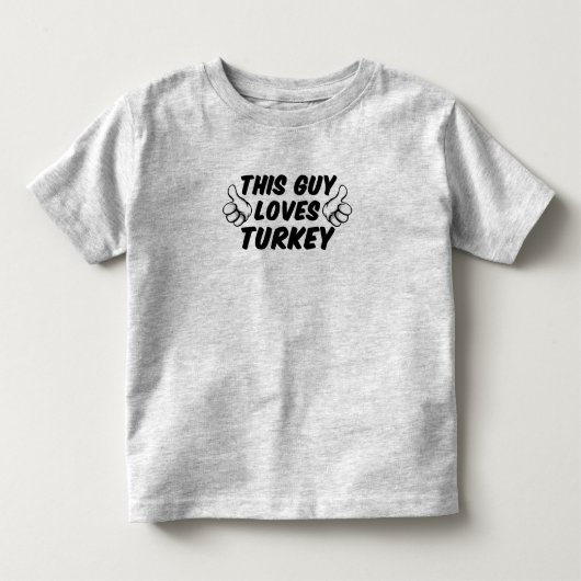 Deze man houdt van Turkije Kinder Shirts (Voorkant)