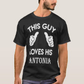 Deze man houdt van zijn hart van de ANTONIA-valent T-shirt (Voorkant)