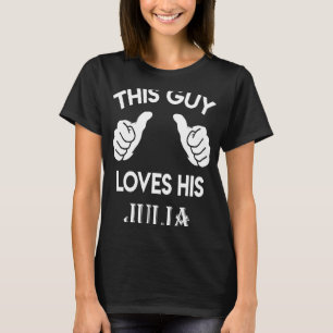 Deze man houdt van zijn JULIA valentijn Jubileum 0 T-shirt