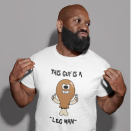 “Deze man is een beenman” Thanksgiving humor T-shirt