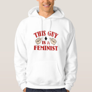 Deze man is een feministe hoodie