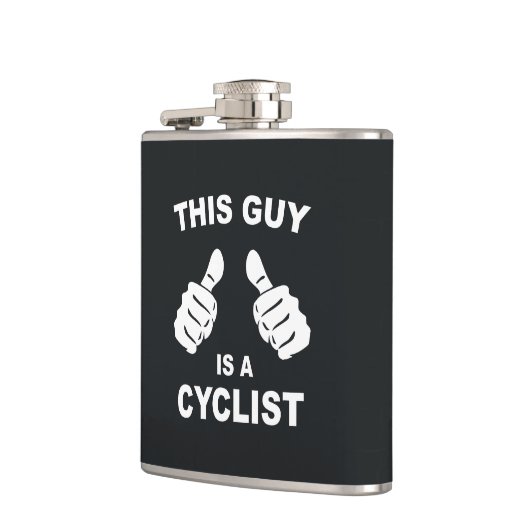 Deze man is een fietser heupfles (Links)