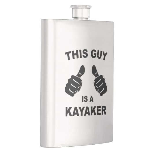 Deze man is een Kayaker Flacon (Rechts)