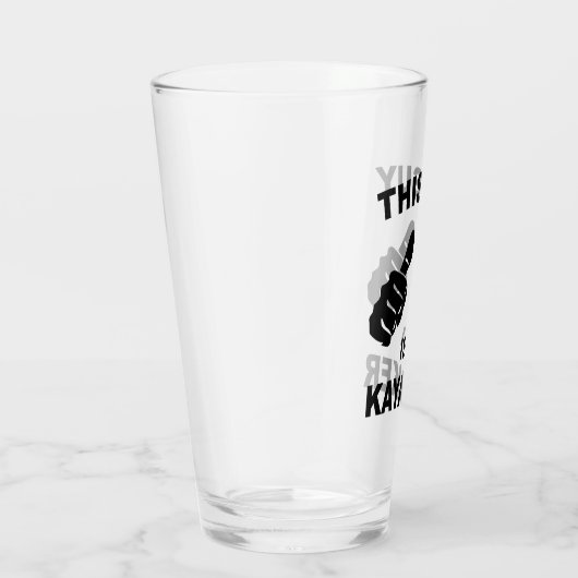 Deze man is een Kayaker Glas (Rechts)