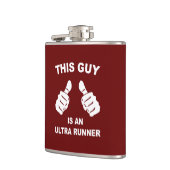 Deze man is een ultra-runner heupfles (Links)