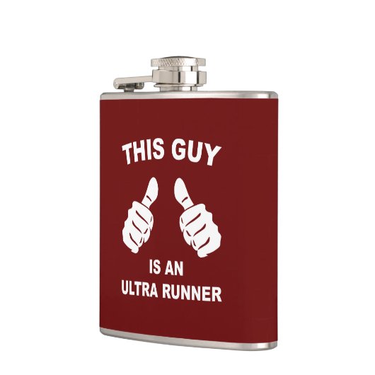 Deze man is een ultra-runner heupfles (Links)