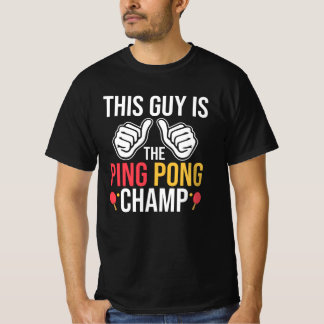 Deze man is pingpong Champ T-shirt