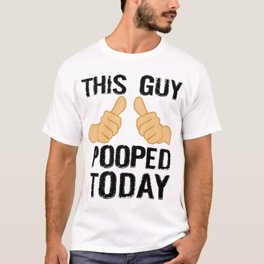 DEZE MAN IS VANDAAG OPGESTELD T-SHIRT (Voorkant)