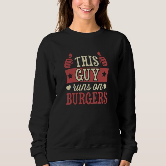 Deze man loopt op burgers trui (Voorkant)
