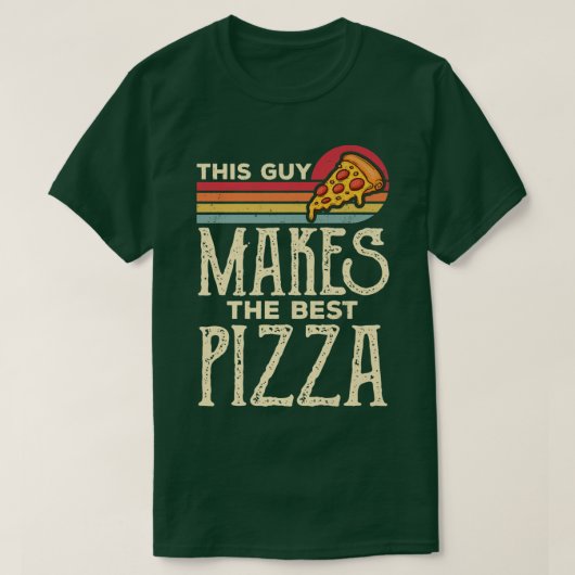 Deze man maakt de beste Pizza Pizza Baker T-shirt (Design voorkant)
