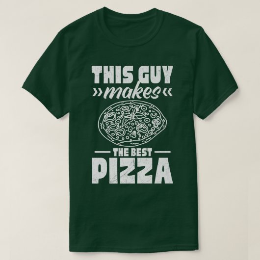 Deze man maakt de beste Pizza Premium T-shirt (Design voorkant)
