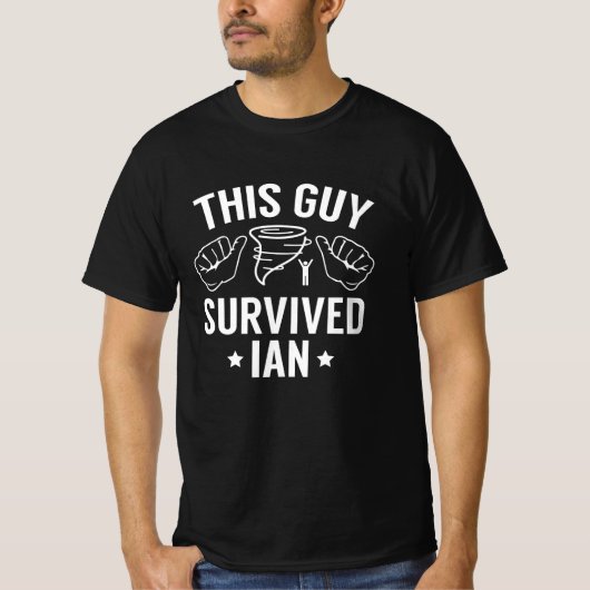 Deze man overlevende Ian T-shirt (Voorkant)