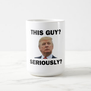 Deze man, serieus? koffiemok