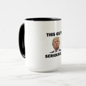 Deze man, serieus? mok (Voorkant links)