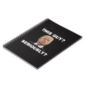 Deze man, serieus? notitieboek (Linkerzijde)