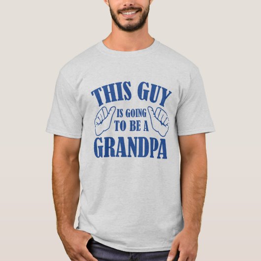 Deze man wordt een opa. t-shirt (Voorkant)