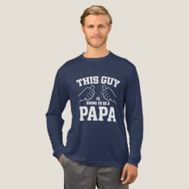 Deze man wordt een papa - nieuwe vader Tri-Blend shirt