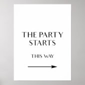 Deze manier aan het partijteken, het Teken van de  Poster (Voorkant)