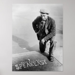 DEZE MANIER OM TE SPREKEN - VERBOD OP AMERIKA 1925 POSTER