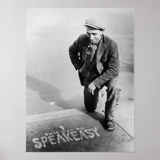 DEZE MANIER OM TE SPREKEN - VERBOD OP AMERIKA 1925 POSTER (Voorkant)