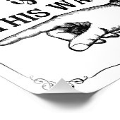 Deze manier waarop het trouwbord van het feest de  foto afdruk (Hoek)