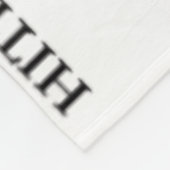 DEZE MANNEN ONDERSTEUNEN UW RECHT OP BEER WAPENS FLEECE DEKEN (Hoek)