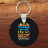 Deze massagetherapeut houdt van 31st Oct Halloween Sleutelhanger (Voorkant)