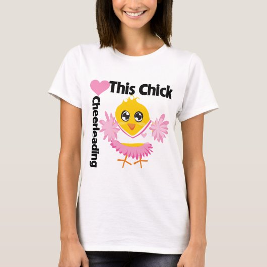 Deze meid houdt van Cheerlead T-shirt (Voorkant)