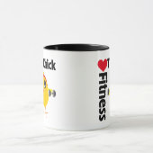 Deze meid houdt van fitness mok (Midden)