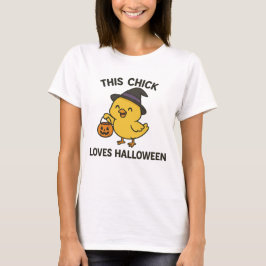 Deze meid houdt van Halloween T-shirt