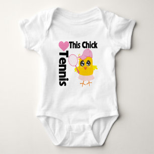 Deze meid houdt van Tennis Romper