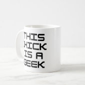 Deze meid is een nerd koffiemok (Voorkant links)
