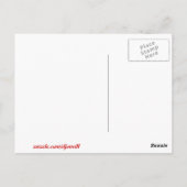 Deze meid mist je briefkaart (Achterkant)