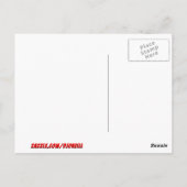 Deze meid mist je grappige kip briefkaart (Achterkant)