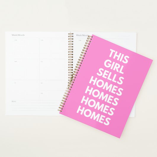 Deze Meid Verkoopt Aangepaste Woningen Planner (Display)