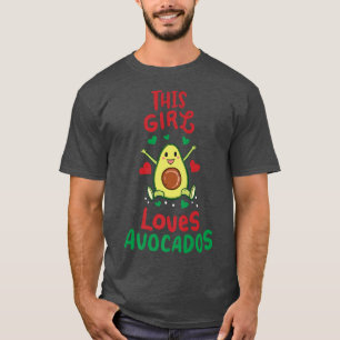Deze Meisje Houdt van Avocados Vrouwen T-shirt