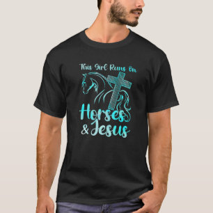DEZE MEISJE RUNST OP HORSEN T-SHIRT