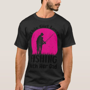 Deze Meisjes Houdt Van Vissen Met Haar Vader Grapp T-shirt